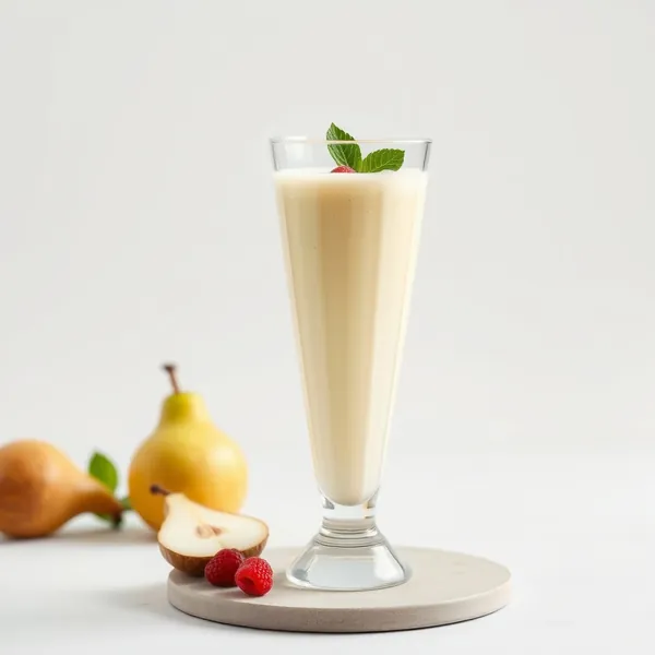 Smoothie Refrescante de Pera e Água de Coco