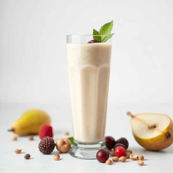 Refreshing Pear Hazelnut Milk Smoothie