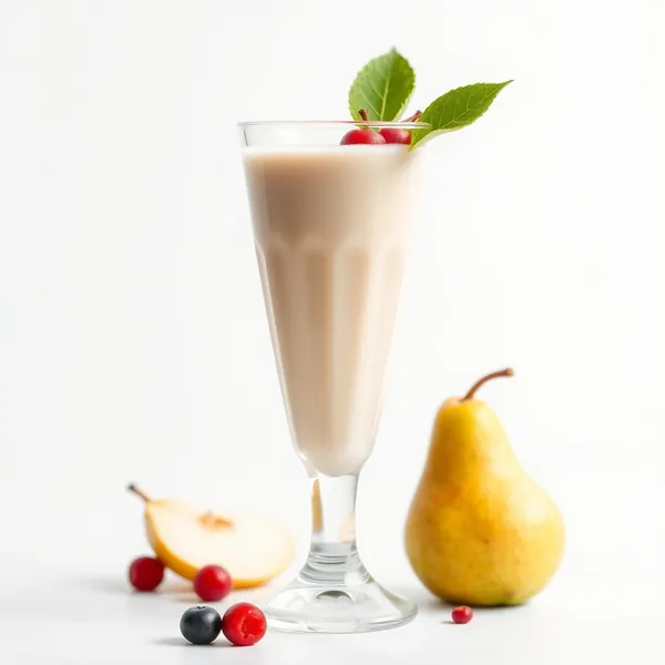 Smoothie Refrescante de Pera e Leite de Cânhamo