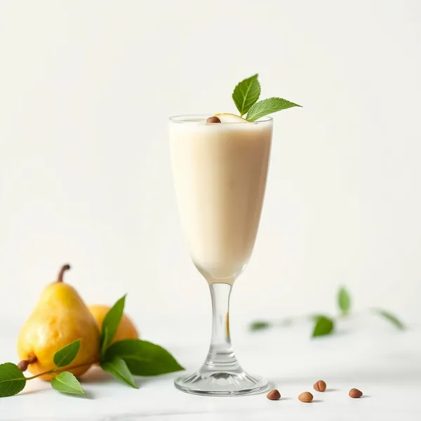 Frullato Rinfrescante alla Pera e Latte di Macadamia