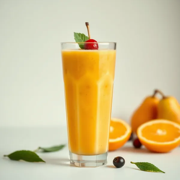 Smoothie Refrescante de Pera e Laranja