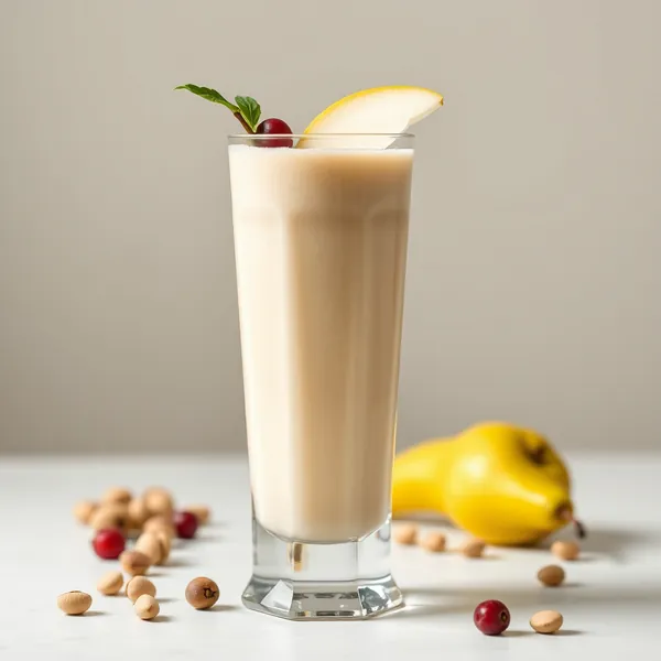 Refreshing Pear Pistachio Milk Smoothie