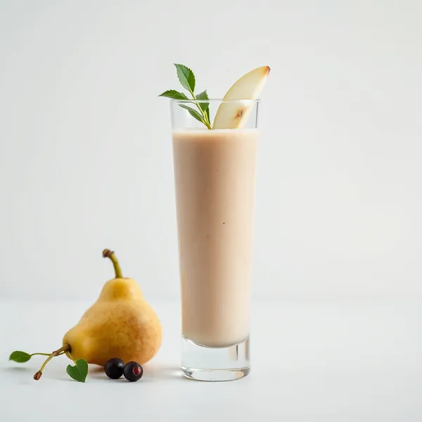 Smoothie Rafraîchissant à la Poire et au Lait d'Épeautre