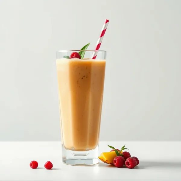 Smoothie Rinfrescante all'Ananas e Caffè Freddo