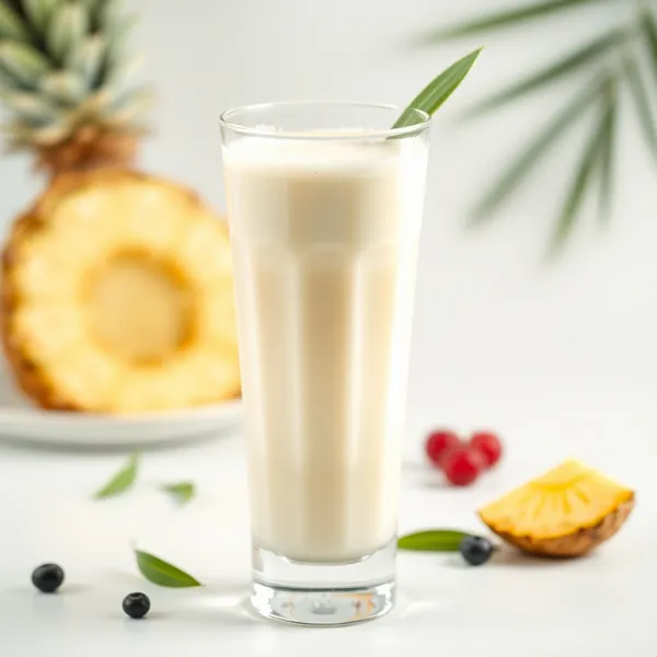 Erfrischender Ananas-Reis-Milch-Smoothie