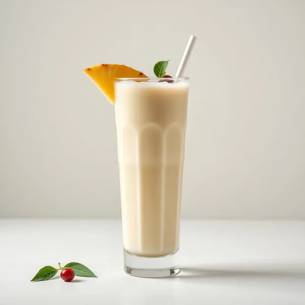 Erfrischender Ananas-Dinkelmilch-Smoothie