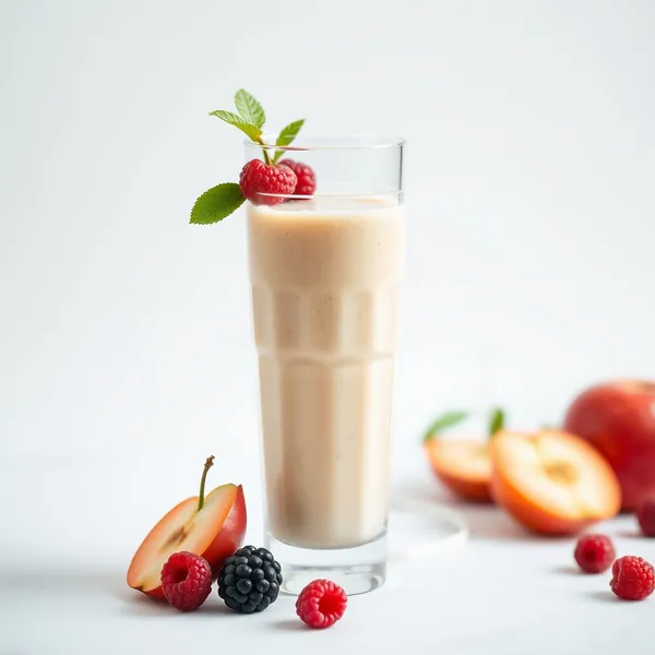 Smoothie Refrescante de Proteína e Suco de Maçã