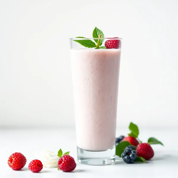 Refreshing Protein Powder Kefir Milk Smoothie