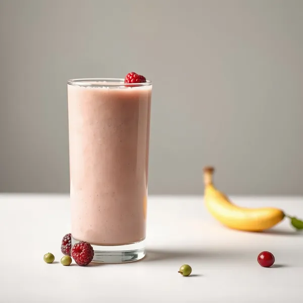 Batido Refrescante de Proteína em Pó e Leite de Ervilha