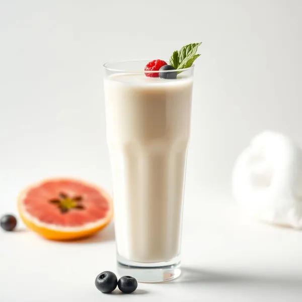 Batido Refrescante de Leite de Soja e Proteína