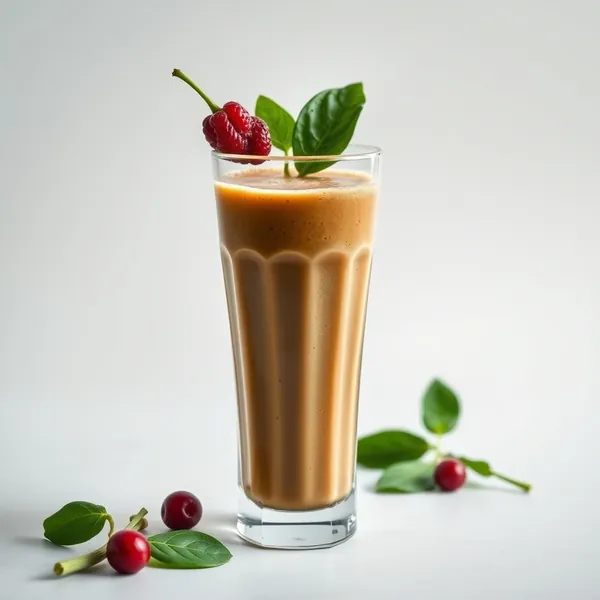 Batido Refrescante de Espinacas y Café Frío