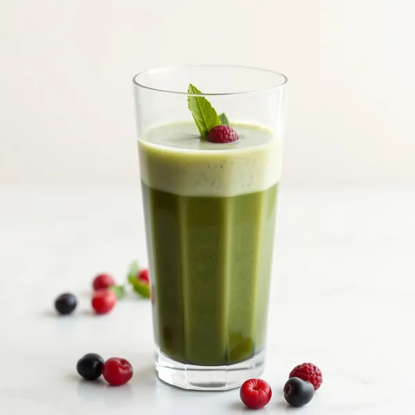 Smoothie Refrescante de Espirulina e Leite de Macadamia