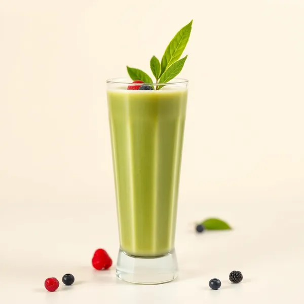 Smoothie Refrescante de Leite de Arroz e Spirulina