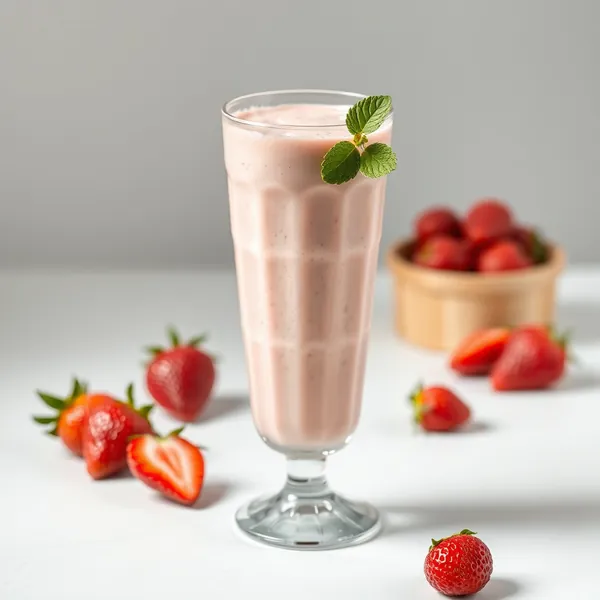Smoothie Rinfrescante al Kefir di Fragola