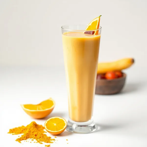 Refreshing Turmeric Kefir Milk Smoothie