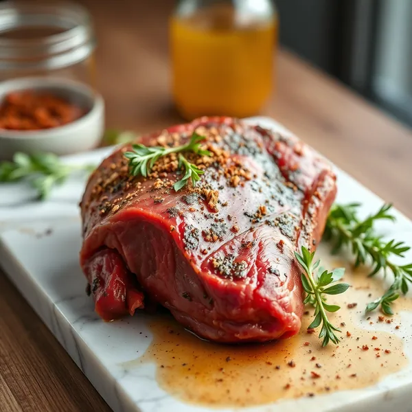 Geröstetes Bison Chuck