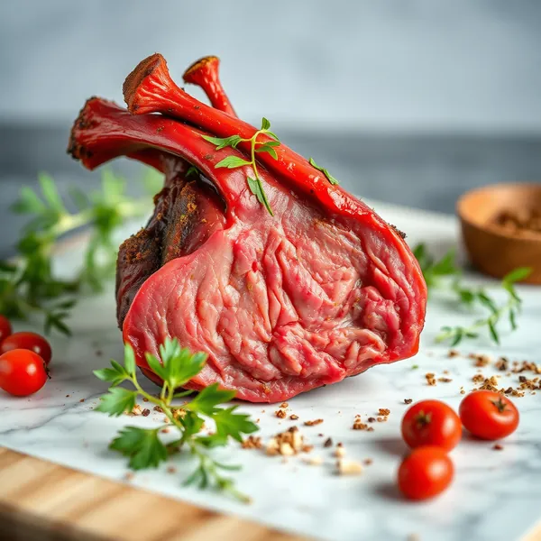 Roasted Bison Heart