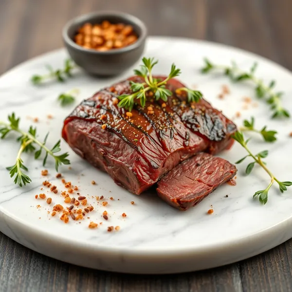 Roasted Bison Liver