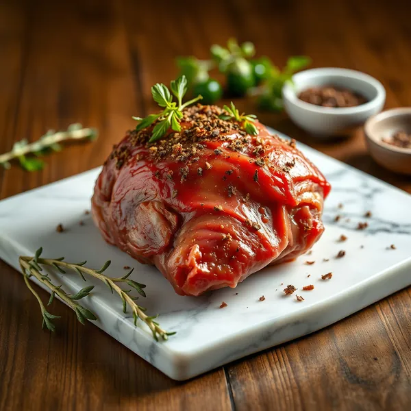 Roasted Bison Thigh