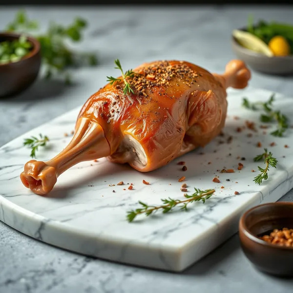 Roasted Elk Drumstick