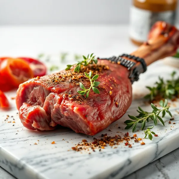 Roasted Elk Shank