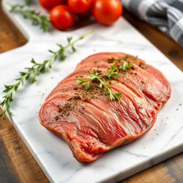 Gegrillter Ziegenflanke