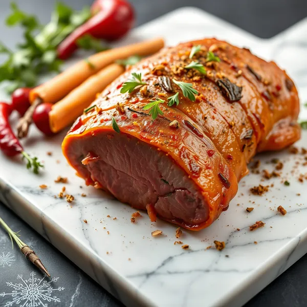 Roasted Goat Tenderloin