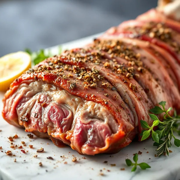 Roasted Lamb Belly