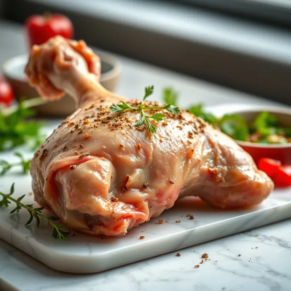 Perna de Mutton Assada