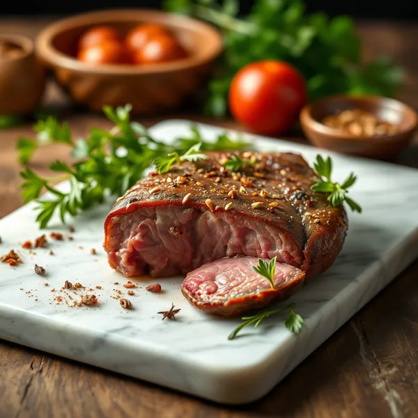 Hígado de Múton Asado