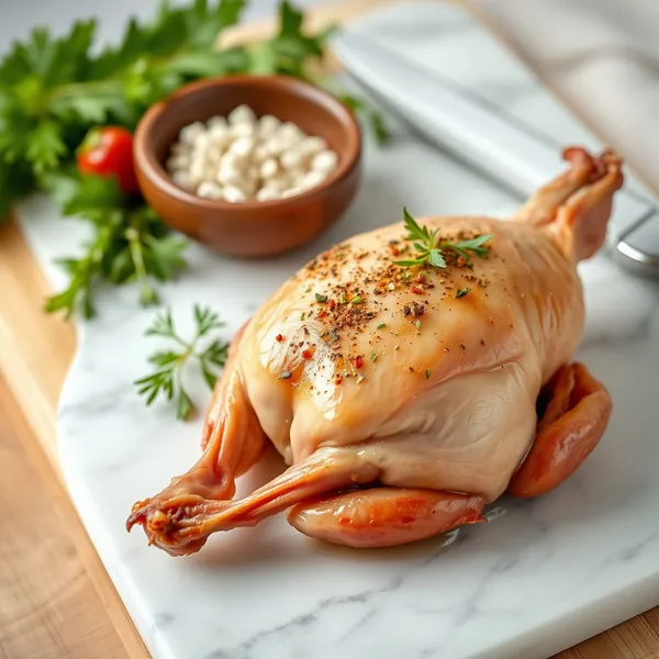 Roasted Quail Flank