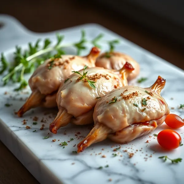 Roasted Quail Sweetbreads