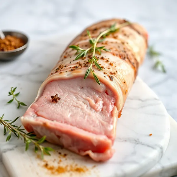 Roasted Rabbit Belly