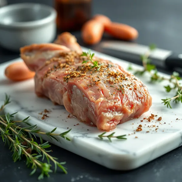 Roasted Rabbit Ribeye
