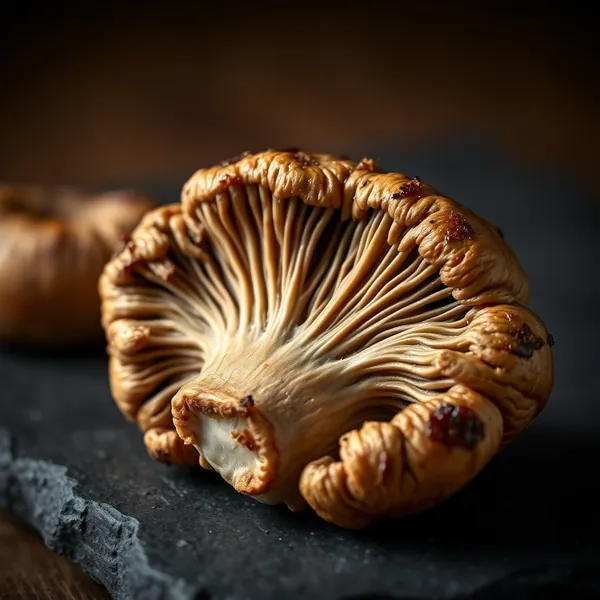 Gerösteter Shimeji-Pilz