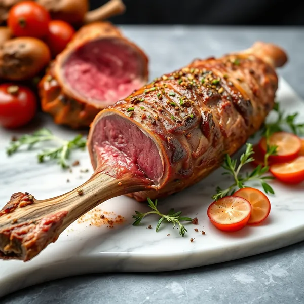 Roasted Venison Shank