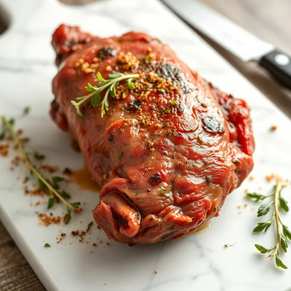 Roasted Wild Boar Thigh
