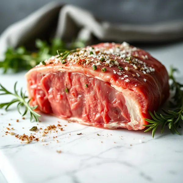 Gesalzene Bisonbrust