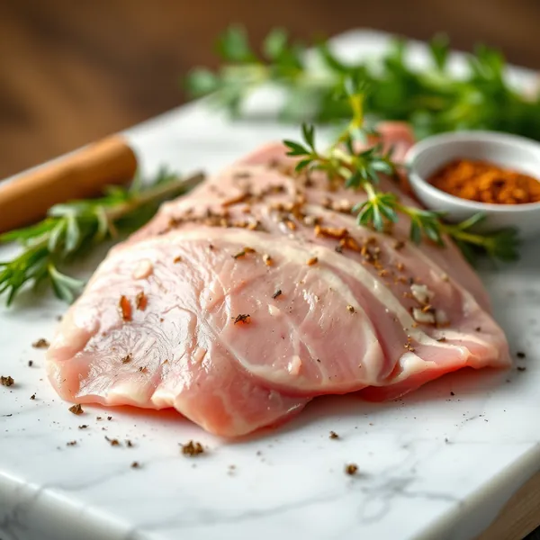 Gesalzenes Entenfilet