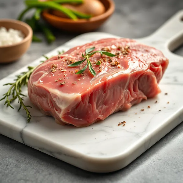 Gesalzenes Ziegenfleisch