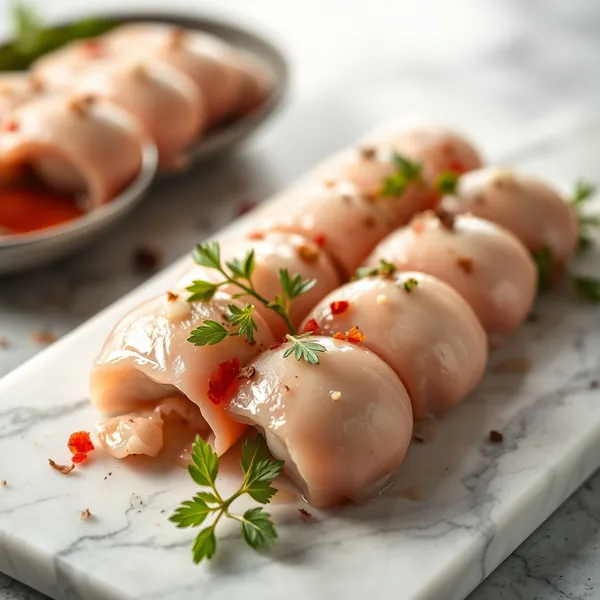 Gesalzene Gansschnitzel
