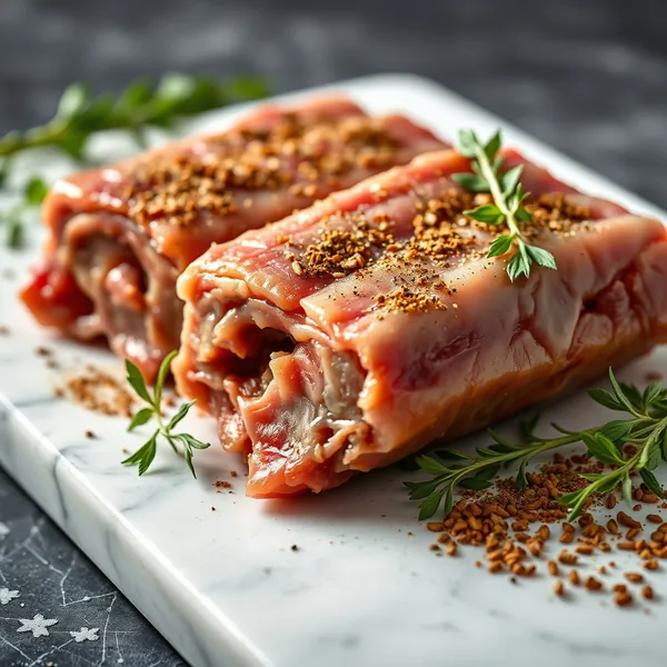 Costelas de Mutton Salgadas