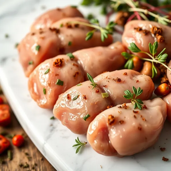 Gesalzene Lamm-Sweetbreads