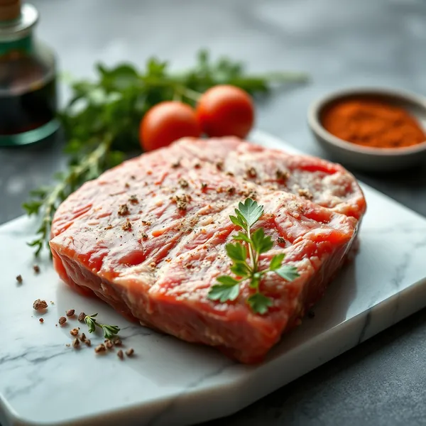 Gesalzenes Hirschfleisch