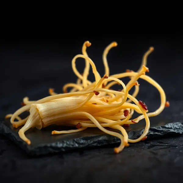 Setas Enoki Salteadas