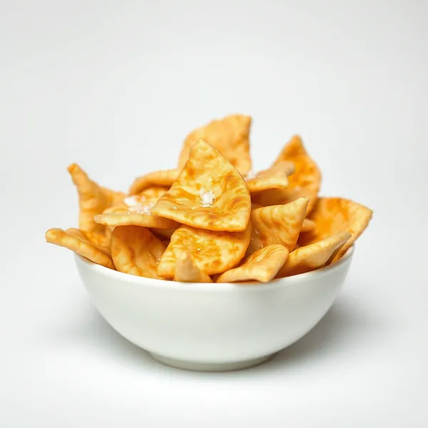 Chips de Pita com Sal Marinho