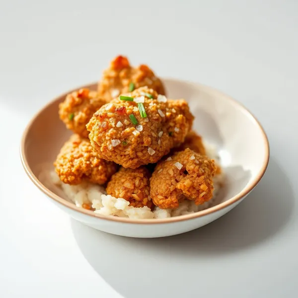 Quinoa Puff mit Meersalz