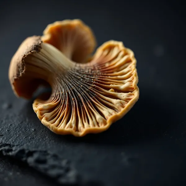 Geschnittene Cordyceps-Pilze