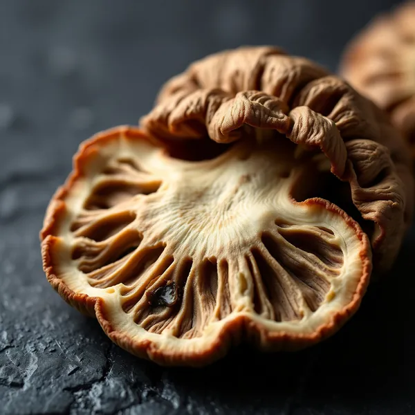 Sliced Morel Mushroom