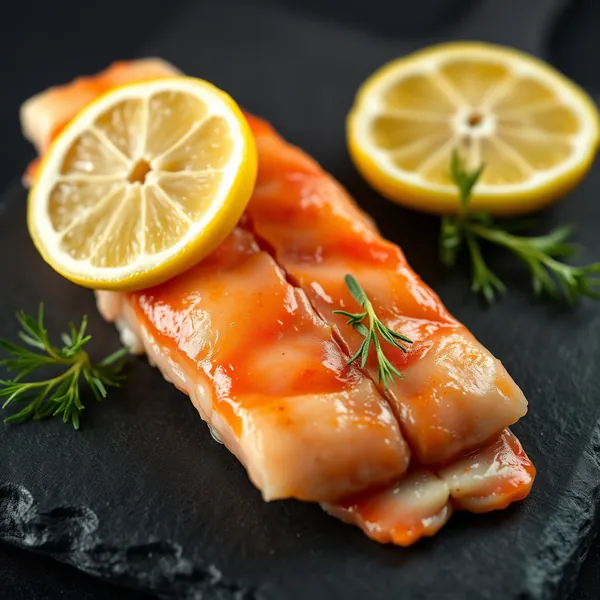 Geräuchertes Krabbenfilet